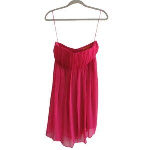 ALICE + OLIVIA Bryn Strapless A-Line Dress in Deep Petunia Pink - Size US 6